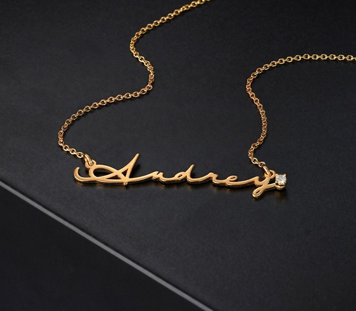 Diamond - Signature Name Necklace - Grace