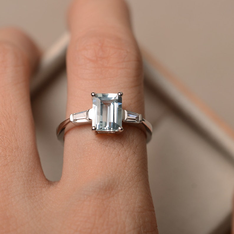 Promise Aquamarine Ring - Grace