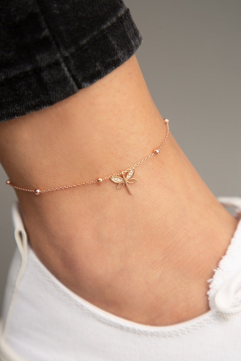 Dragonfly Anklet - Grace