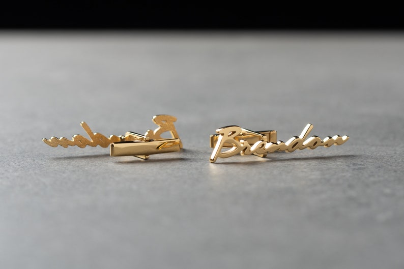 Delicate Personalized Cufflinks - Grace