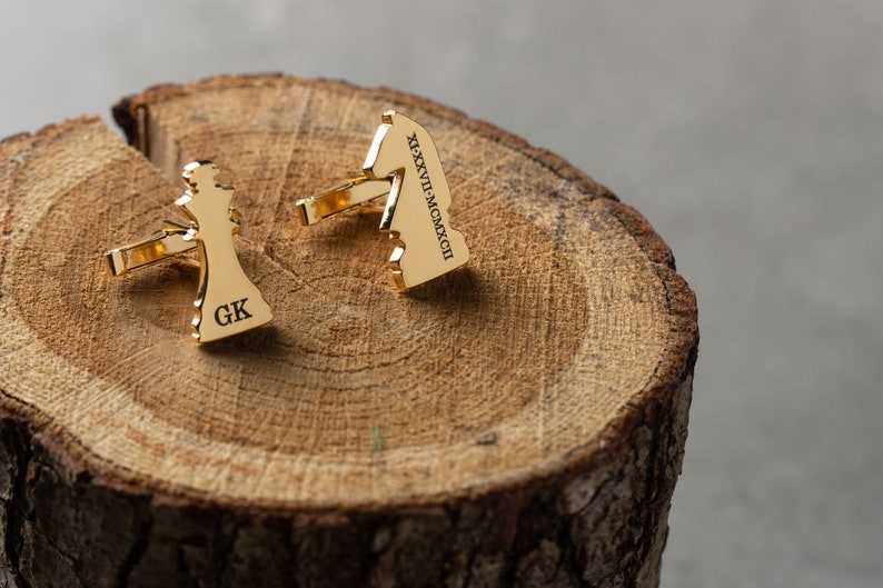 Customized CHESS Cufflinks - Grace